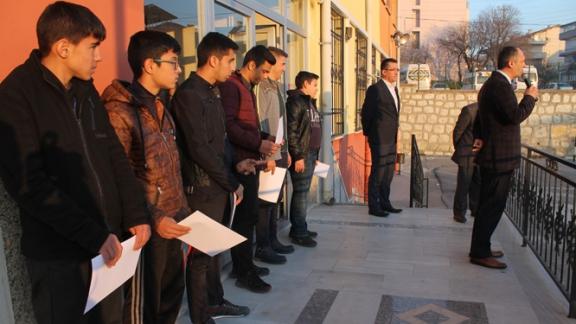 B Gençler Güreş Müsabakası İl Üçüncüsü