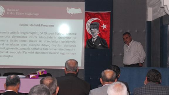 MEİS İstatistiki Bilgilendirme Toplantısı