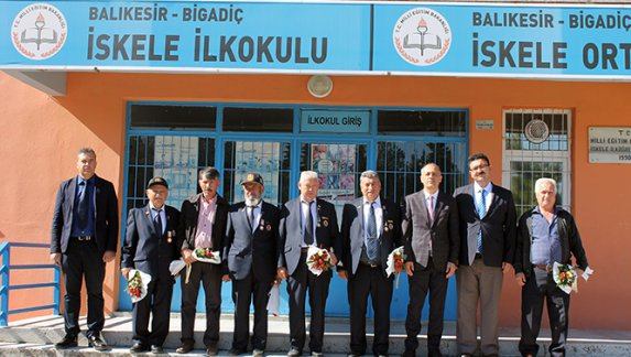Gazilerimiz İskele İlkokulu/Ortaokulunu Ziyaret Etti