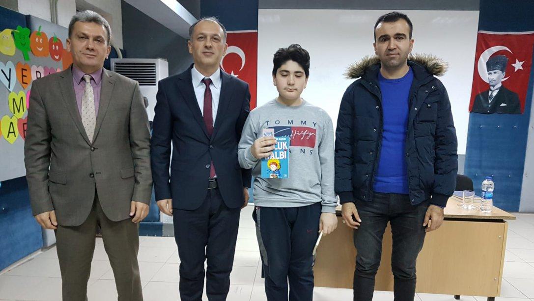 Bengi Projesi Kapsamında İlçe Milli Eğitim Müdürümüz Erdal EFE, Gazi İsa ASLAN ve Halk Eğitim Müdürü Şinasİ ÖZULUS Atatürk Ortaokulunu ziyaret ettiler.