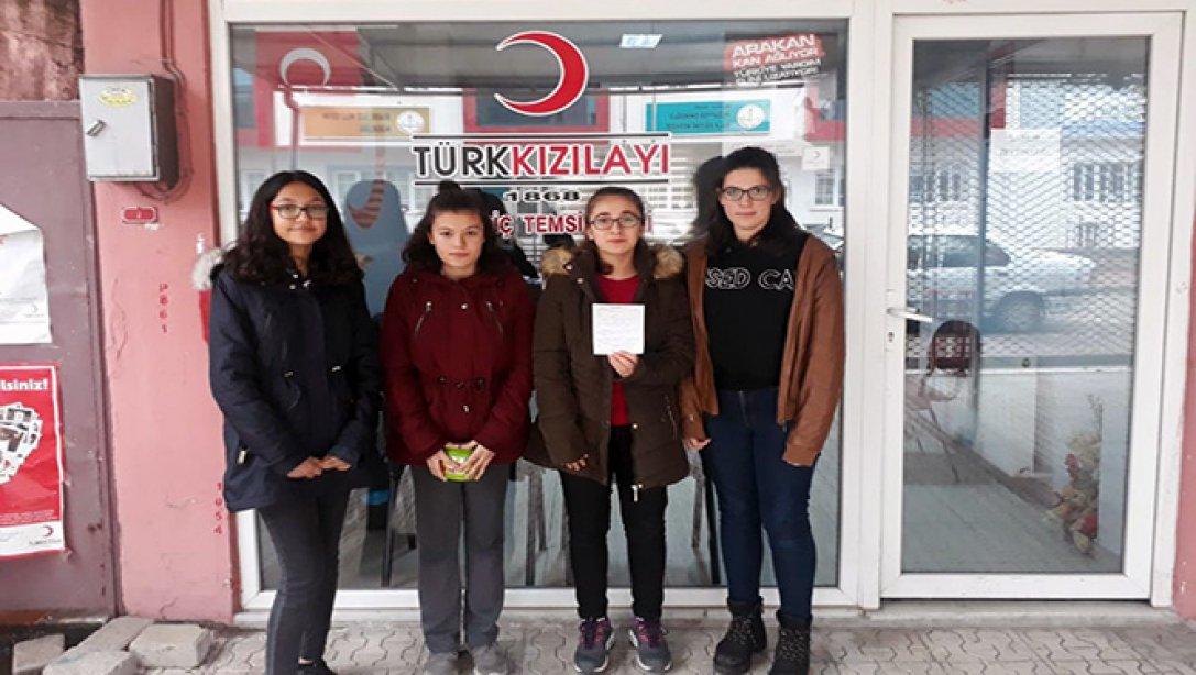 İlçemiz Dörteylül Ortaokulu Öğrencilerinden Yemen´e Maddi Destek